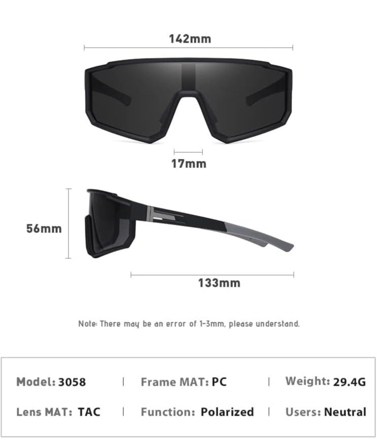 Cool Handsome Cycling Sunglasses for Men Women,Polarized Sports Sunglasses,Baseball Sunglasses,Hiking Sunglasses