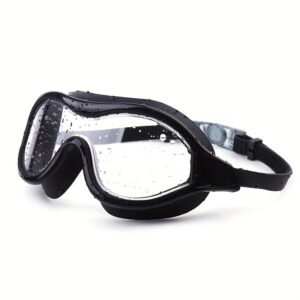Oversized Waterproof Silicone Swim Goggles For Women Girls, Clear Views Anti-fog Swimming Eyewear For Women & Men