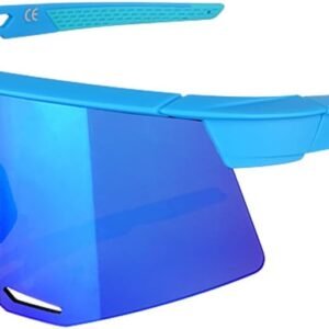 Cycling goggles Polarized Sport Sunglasses for Men ,Youth Baseball, Running, Golf, Motorcycle