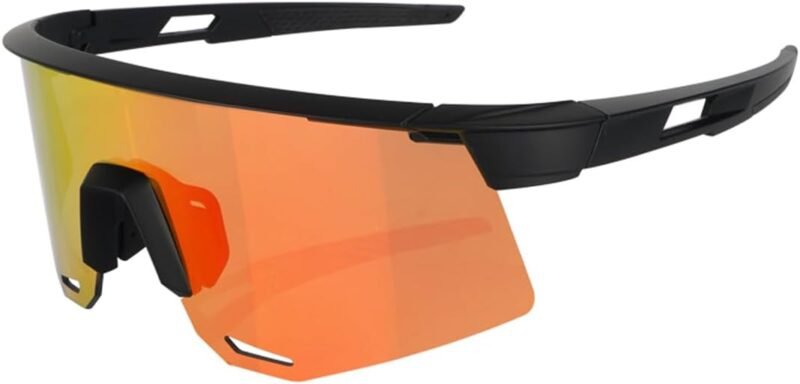 Cycling goggles Polarized Sport Sunglasses for Men ,Youth Baseball, Running, Golf, Motorcycle