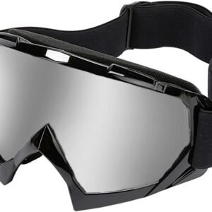 Motorcycle Goggles -Dirt Bike ATV Motocross Eyewear Anti-UV Adjustable MX Riding Offroad Protective Glasses Racing Combat Tactical Military Goggles for Men Women Youth Adult