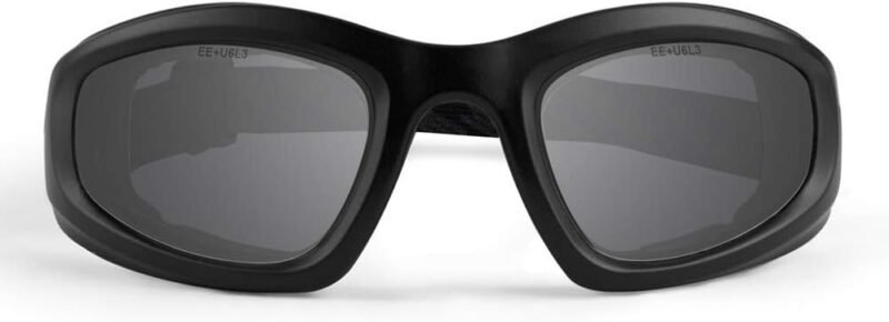 2 Pairs Motorcycle Goggles with Black Frames and Yellow Lenses