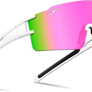 Polarized Cycling Glasses Youth Baseball Glasses for Men Women,UV400 Protection Sports Sunglasses for Running Driving