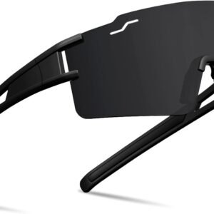 Polarized Cycling Glasses Youth Baseball Glasses for Men Women,UV400 Protection Sports Sunglasses for Running Driving