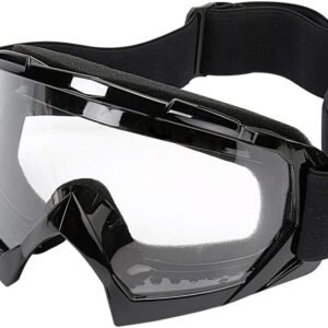 Motorcycle Goggles -Dirt Bike ATV Motocross Eyewear Anti-UV Adjustable MX Riding Offroad Protective Glasses Racing Combat Tactical Military Goggles for Men Women Youth Adult
