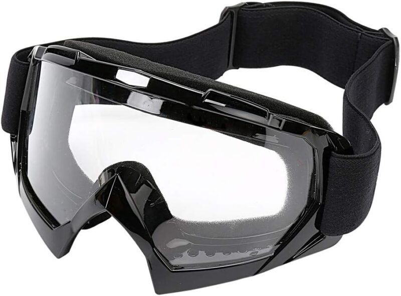 Motorcycle Goggles -Dirt Bike ATV Motocross Eyewear Anti-UV Adjustable MX Riding Offroad Protective Glasses Racing Combat Tactical Military Goggles for Men Women Youth Adult
