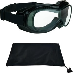Fit Over Goggles for Eye-Glasses Motorcycle Riding Cycling Skiing Sky Diving Outdoor Work