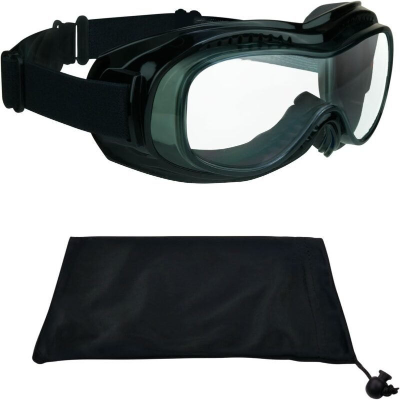 Fit Over Goggles for Eye-Glasses Motorcycle Riding Cycling Skiing Sky Diving Outdoor Work