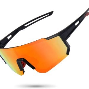 Polarized Sports Sunglasses for Men Women,Driving Fishing Cycling Mountain Bike Sunglasses UV400 Protection