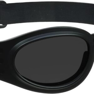 Bikershades Motorcycle Folding Goggles Men Women – Smoke, Clear or Yellow Lenses