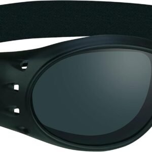 Motorcycle Safety Goggles Foam Padded Men Women Large Coverage with Large Microfiber Case