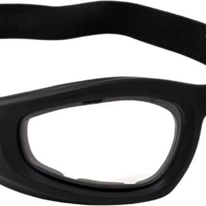 Padded Motorcycle Riding Goggles Clear Lens ANSI Z87.1 Safety Rated