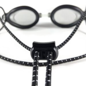 Anti Fog Racing Swimming Goggles with Quick Adjust Bungee Strap