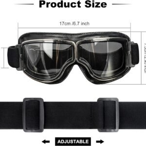 Motorcycle Goggle Vintage Riding Glasses Women Men Adult Dirt Bike Off-road Safety Sport Anti-scratch Eyewear Cycling