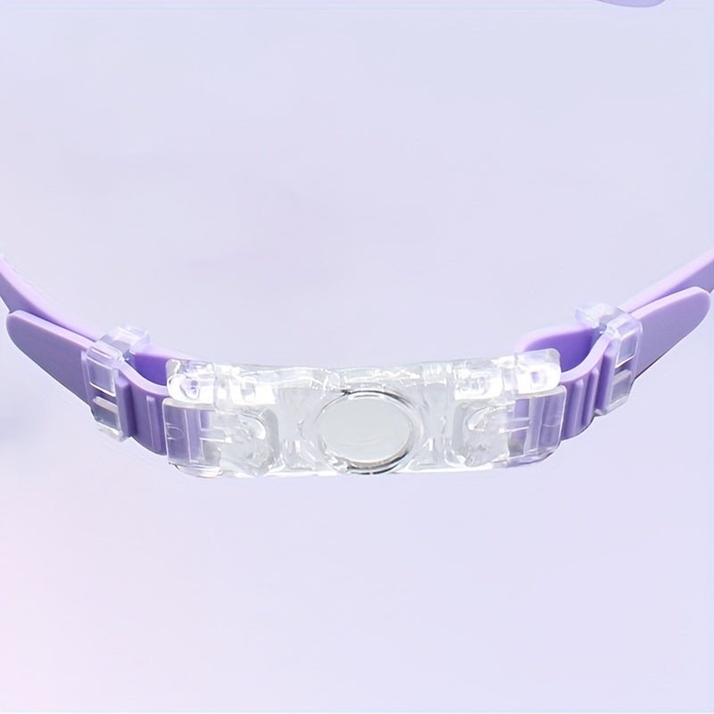 Oversized Waterproof Silicone Swim Goggles For Women Girls, Clear Views Anti-fog Swimming Eyewear For Women & Men